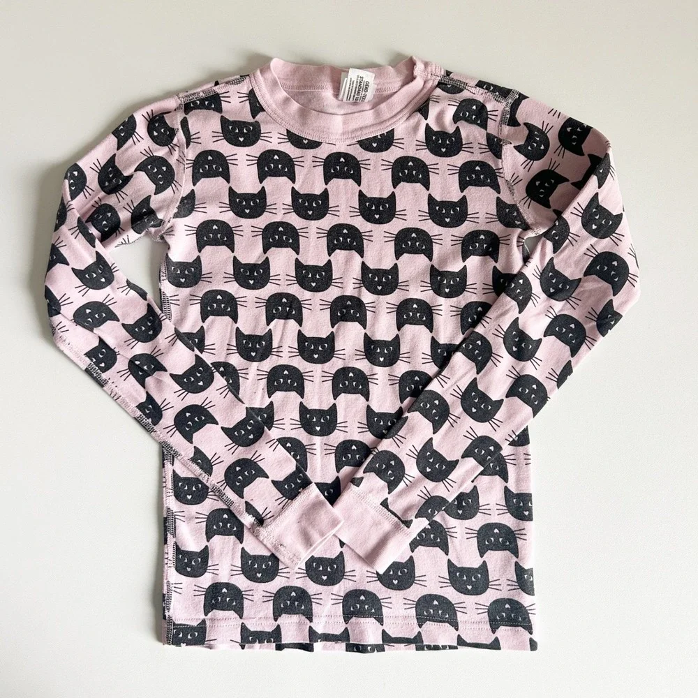 Hanna Andersson Kids Bundle Lot (3) Organic‎ Cotton Pajama Tops Size 12-14